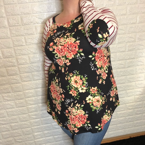 Floral Patch Long Sleeve Shirt - Picture 2 of 2